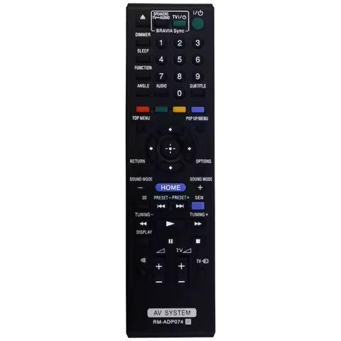 RM-ADP074 Remote Control For Sony Blu-ray Disc DVD Player Home Theater System BDV-E190 BDV-E290 BDV-