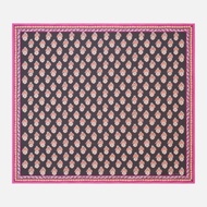 Indian Block Cotton Pareo - Brown/Pink