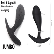 d490b anal plug silikon JUMBO dildo vaginal alat bantu sexua Mantab