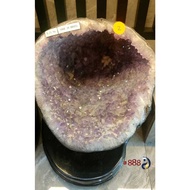 H176 Amethyst Cave+Black Base Gua Amethyst+Pangkalan