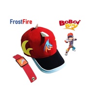 Boboiboy Frost Fire Hat Free Bracelet