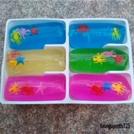 Gudetama Large Slide Bag with Sparkling Star Pattern, Non-Stick Slide Bag