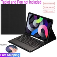 ✿Touchpad Keyboard with case For iPad 9.7 10.2 5th 6th 7th Gen 8th 9th Generation Bluetooth Touch pad Keyboard Mouse for