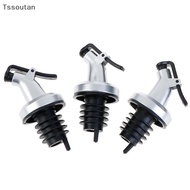 [TSST] 3pcs Stainless Steel  Bottle Stopper Liquor Bottle Pourer Stopper Dispenser  TAN