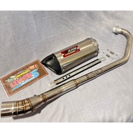 AHM M3 Exhaust OPEN FOREx5 Wave100/110 Wave125/ Wavedash/ Legend/ Srl110/ Srl115/ Kriss110/ Sym110/