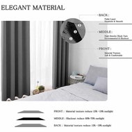 PREMIUM BLOCK OUT Curtain 7Ft/Triple Weave Technology Helthy and Invironmental Curtain