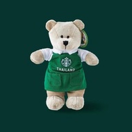 限量 泰國星巴克 Starbucks Bearista 星巴克熊 圍裙熊 城市熊