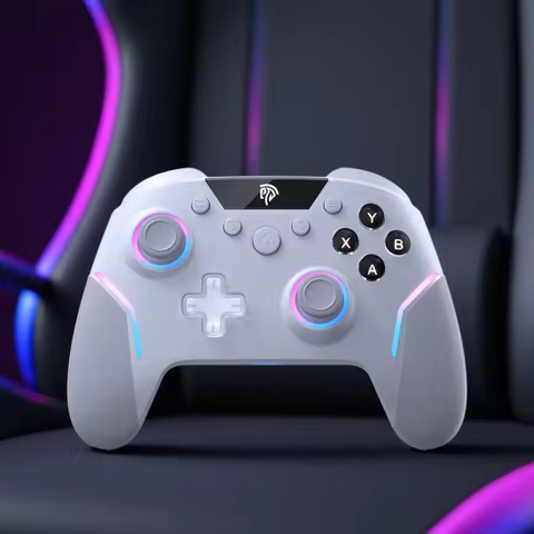 EasySMX X20 Wireless Gamepad Enhanced Controller Compatible with PC/NS/TV/Phone/Laptop, Hall Micro T