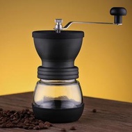 全城熱賣 - 便攜式手磨咖啡豆研磨機 咖啡粉 手動磨咖啡器連玻璃儲存瓶#G889003065