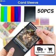 50Pcs Card Sleeve, Photo Card, Inner Sleeve, Card Board, Pokemon Card Sleeve, Matte Sleeve, Djinn Pr