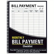 Financial Planner Notebook – Monthly Bill Tracker with Checklists Budget & Payment Record Book for P