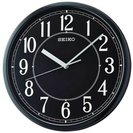 Seiko Quartz Black Round Wall Clock QXA756A QXA756AN