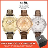 [Original & 2 Years Warranty] Coach Mini Boyfriend Signature Ladies Women Watches Jam Tangan Wanita 