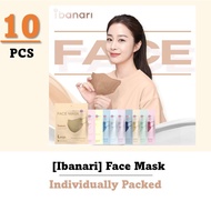 [IBANARI] Korean Face mask Facemask Korea masks color light 3D Butterfly Original Pink disposable washable 4 ply white black gray grey beige ivory pink lemon khaki brown Blue Navy Purple Mint Surgical Medical Disposable 4ply 2D Individually packed