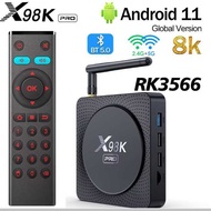 X98K PRO 11 4G32G RK3566 TV BOX机顶盒10 BT 5G WIF