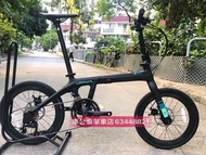 $7,380消費券優惠 只做2日今日 ，聽日，19-4-2022至20-4-2022 2022最新 JAVA ARIA-18S CARBON 20吋 碟剎 406摺車