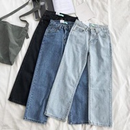 Ready Stock Jeans Korean Women High Waist Harem Skinny Loose Denim Long Pants celana wanita