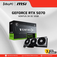 MSI GeForce RTX 5070 VENTUS 3X OC 12GB GDDR7 Graphics Card