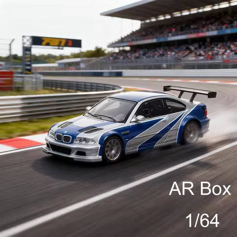 AR box 1:64 BMW M3 GTR Top Gear Ultimate Edition - Realistic Alloy Car Model Collection Gift