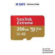 SanDisk Extreme microSDXC SQXAV 256GB V30 U3 C10 A2 UHS-I 190MB/s R 130MB/s W 4x6 Lifetime Limited M