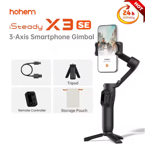 Hohem iSteady X3 SE 3-Axis Handheld Gimbal Stabilizer Portable Foldable AI Tracking Selfie Tripods f