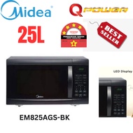 Midea 20L /25L / 30L  Digital LED Display Microwave Oven With Defrost Function EM825AGS-BK
