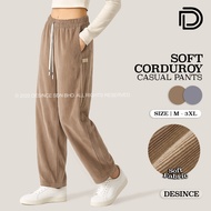 DESINCE Women Corduroy Long Pants Seluar Panjang Kasual Wanita MP 030