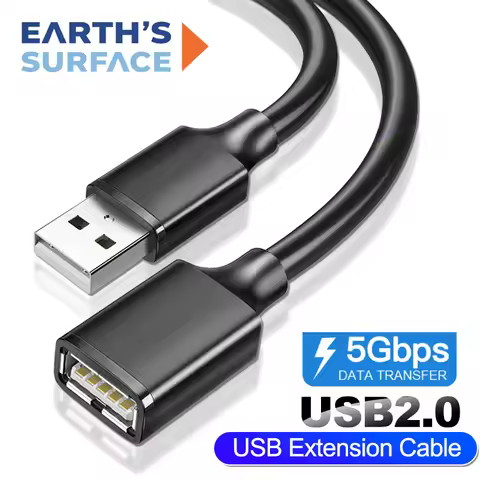 USB 2.0 Extension Cable USB Cable Male to Female Extender Cord Data Cable for PC Smart TV PS4 PS3 Xb