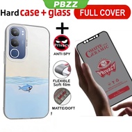 Ceramic Privacy Resistant Tempered Glass Case for vivo v40 lite Y19S 4G y29s y29t y04 Y04S 4G Y21D Y