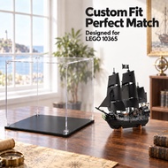 Acrylic Showcase for Lego 10365 Captain Jack Sparrow Pirate Ship Collector Ship Case Dustproof