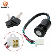 【IN Stock Store】Easy Installation Round Keys E Bike Waterproof Motorcycle Motorcycle on/off Lock ATV