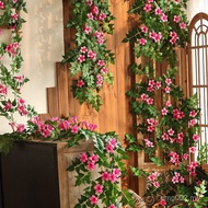 Leaves Green Plant Decoration Lingxiao Flower Fake Flower Beautify Vines Simulation Ceiling Wall Cor