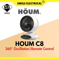 Houm C8 Air Circulation Fan Table Desk Fan 5 Speed 8" HOUM AC Motor Kipas Meja Elektrik Sirim 风扇