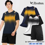 Winstorm Set DJ Premium Adult Sports Suit Badminton Jersey Running Volleyball Print Suit