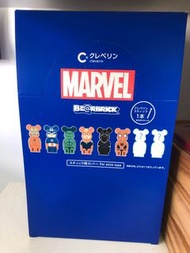 《特價全新》Marvel Bearbrick cleverin 原盒8個 Marvel兩款隱藏為狼人及毒魔