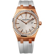 Audemars Piguet Audemars Piguet Royal Oak Series 18K Rose Gold Diamond English Watch Female 67651OR