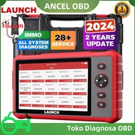 LAUNCH X431 CRP909C Pemindai OBD2 Asli 28+ Fungsi Reset Ecu Alat Diagnostik Otomotif Sistem Lengkap