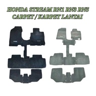 Floor Mat Carpet / Karpet Lantai Honda Stream RN1 RN3 RN5 00-06 Floor Mat Carpet / Karpet Lantai Ori