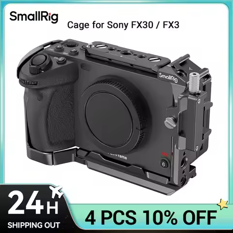 SmallRig Handheld Cage for Sony FX30 / FX3 ,Cage Kit with Hand Strap, With Quick Release Plate,With 