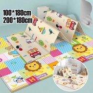 Baby Playmat Crawling Pad Large Foldable Baby Carpet Floor Mats Play Mat Kids Rug Tikar Lipat Getah