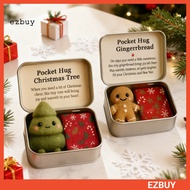 {ezbuy.my1}Christmas Pocket Hug Handmade Felt Doll in A Box Little Pocket Hug with Card Thoughtful f