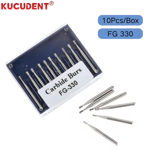 FG330 Dental Carbide Burs Tungsten Steel Pear Shape High Speed Rotary Tools for Dental Handpiece Too