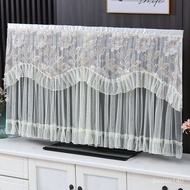 TV Dust Cover Sets of Cover Cloth55Inch65Inch75Inch Wall-Mounted Universal Lace Embroidery2023New OMTE