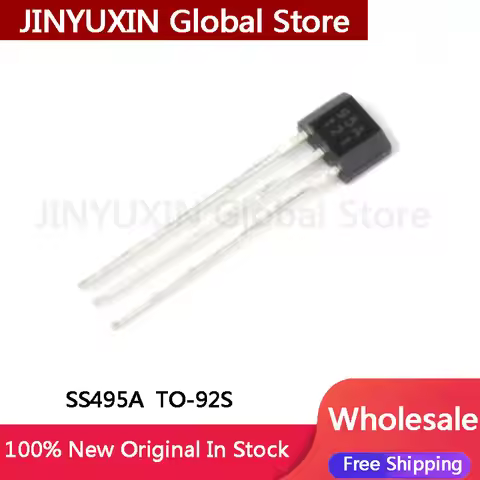 10-100pcs SS495A linear Hall switch sensor magnetic sensitive component SS495A1 silk screen 95A inli