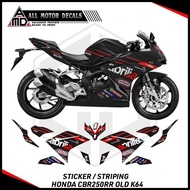 HONDA CBR 250RR OLD LIVERY APRILIA STICKER STRIPING/ OLD CBR250RR K64HONDA CUSTOM CBR 250 RR MOTORCY