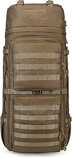 75L Military Internal Frame Backpack for Men, Cordura Tactical Backpack with Recco for Snowboarding,