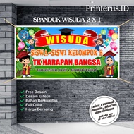 Ambil Promonya Sekarang >> SPANDUK BANNER WISUDA TK