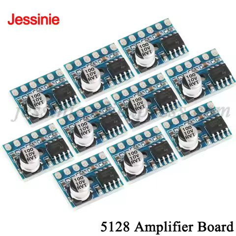 10Pcs/1pc 5128 Amplifier Board 5W Class D Digital Amplifier Board Mono Audio Module PCB Low Distorti