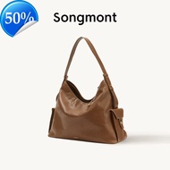 [Jiang Qiming Same Style]Songmont Yamashita Arimatsu Trace Travel Hobo Bag Large Capacity Crossbody 