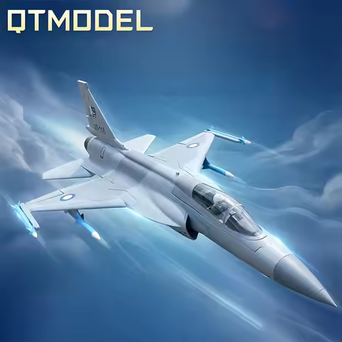 QTMODLE JF-17 Xiaolong RC Fighter Jet 70mm EDF PNP Remote Control Airplane Outdoor Flight Model Fixe